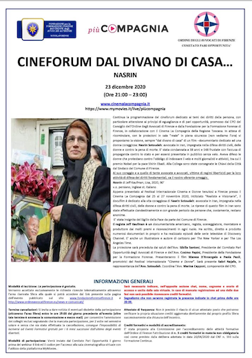 CINEFORUM DAL DIVANO DI CASA...NASRIN